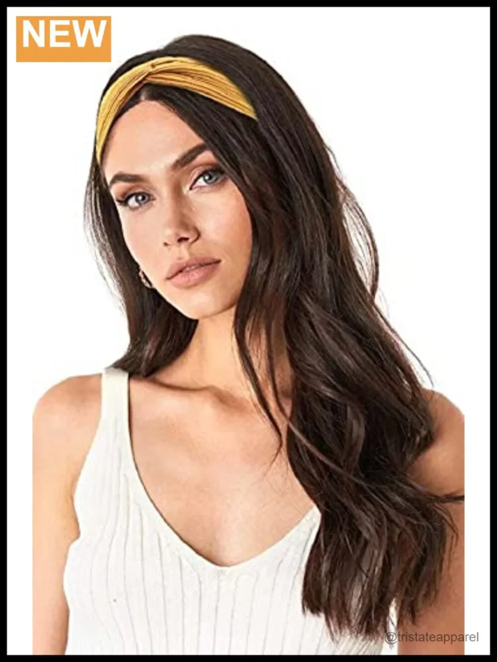 8 Pack Twist Knotted Stretchy Headbands for Women - Non Slip Yoga Workout Boho